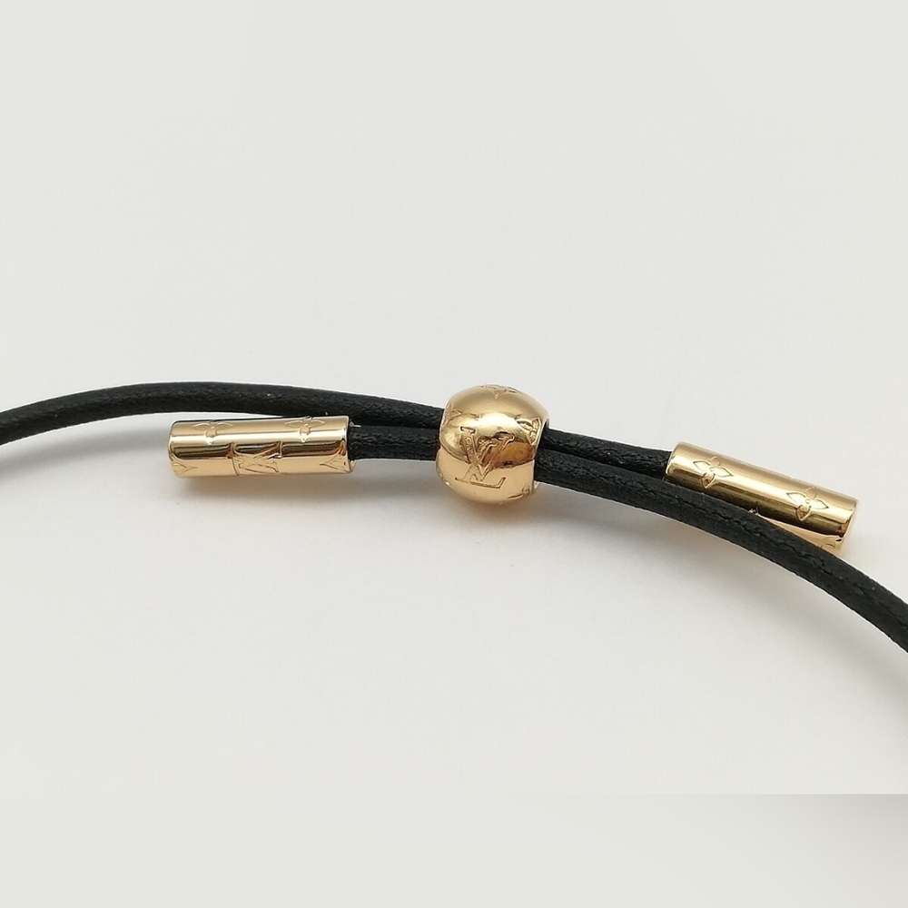 Louis Vuitton Louise by Night Strass Monogram Adjustable Bracelet! - Picture 4 of 6